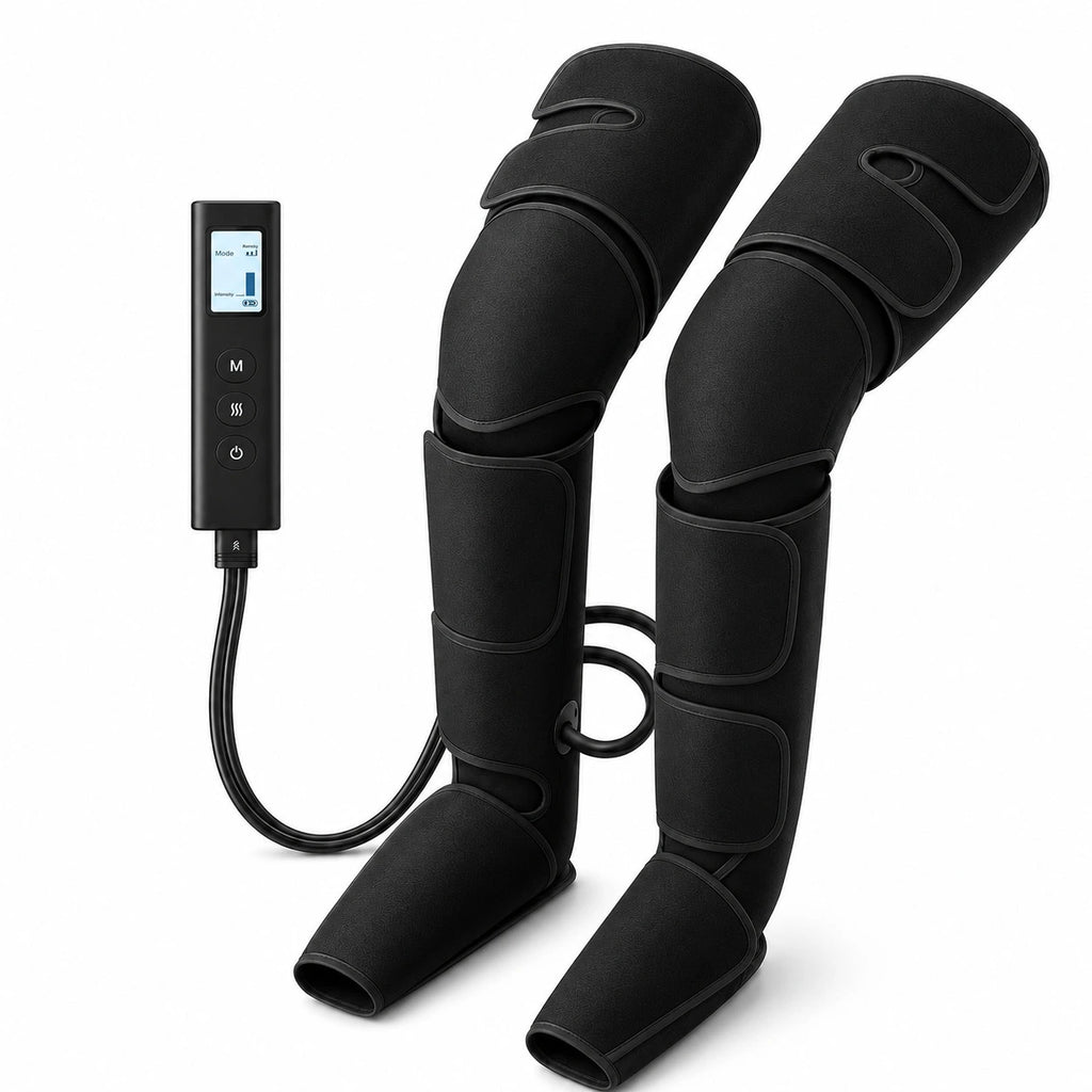 Bottes de massage à air chauffantes 6 modes avec télécommande