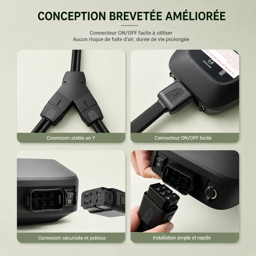 Bottes de pressothérapie haut de gamme 6 modes 6 chambres sans fil