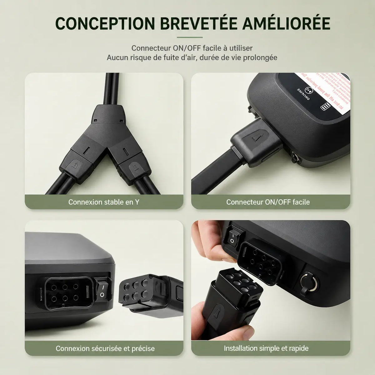 Bottes de pressothérapie haut de gamme 6 modes 6 chambres sans fil